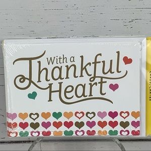 4/$14 6pk Hallmark Expressions Thank You Note Cards Blank Inside NEW SEALED